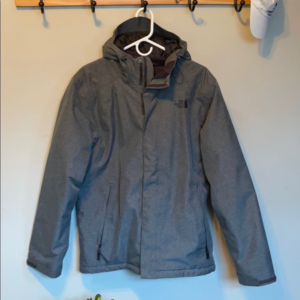 Men’s medium North Face flannel lined ski jacket